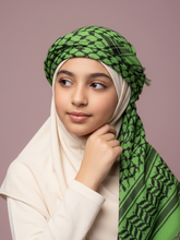 Green for Falastin Keffiyeh