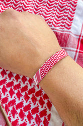 Adjustable Woven Keffiyeh Bracelet Armband