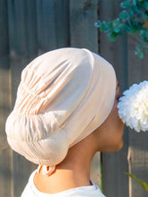 ComfortPlus Bamboo Hijab Cap in Cross Vanilla - BubbleGirl