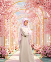 Featherlite Al-Quds Keffiyeh Instant Modal Hijab for Girls