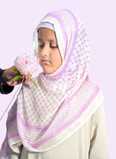 Featherlite Al-Quds Keffiyeh Instant Modal Hijab for Girls
