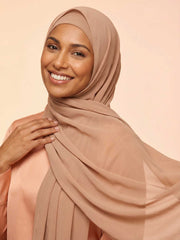 FreeFlow Instant Hijab - Soft Sand for Mama