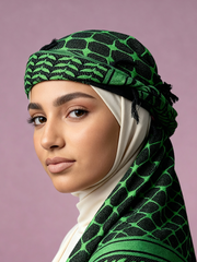 Green for Falastin Keffiyeh