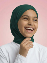 Sapphire Mist FitWrap Hijab: Effortless Grace for Girls and Women