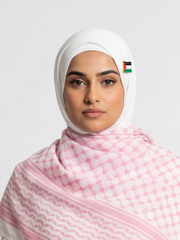 Pink Keffiyeh Scarf by Bubble Girl