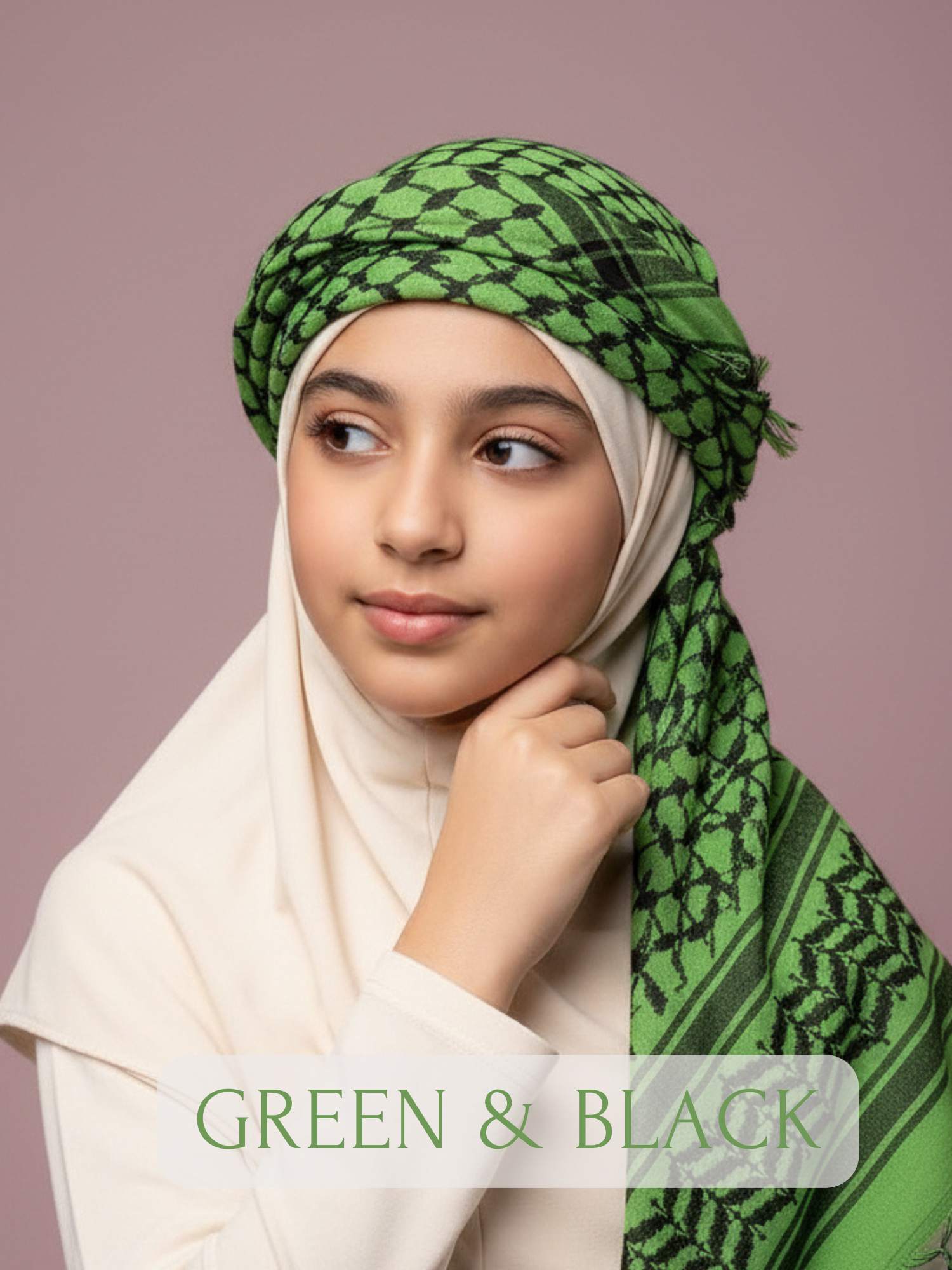 AL Quds Bubble Girl Keffiyeh