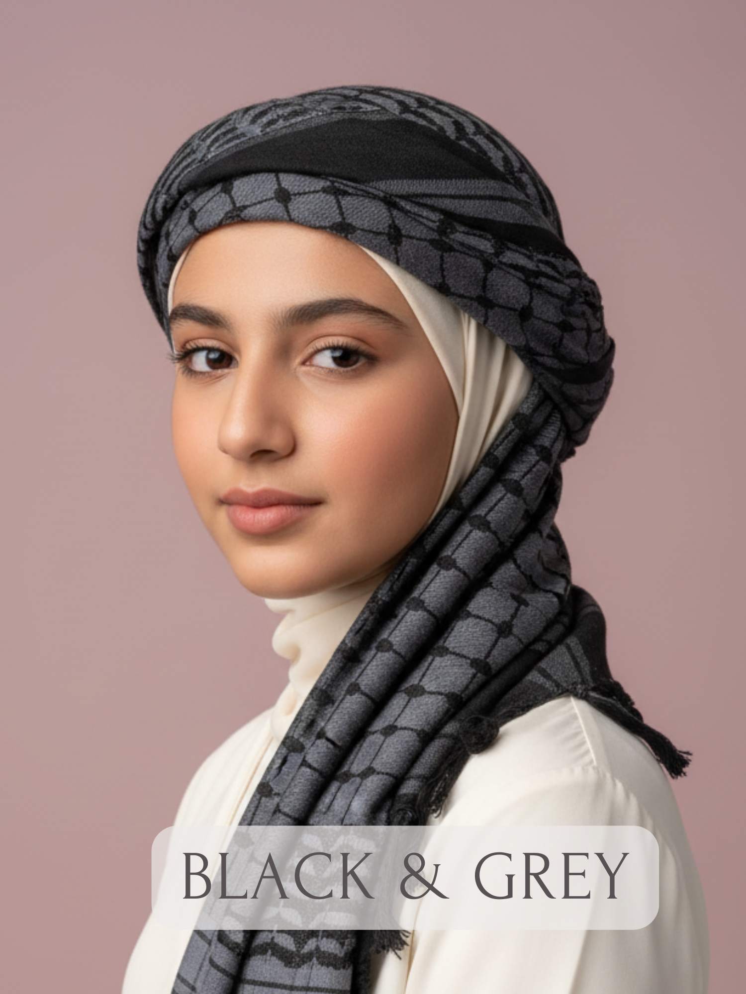 AL Quds Bubble Girl Keffiyeh