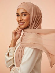 FreeFlow Instant Hijab - Soft Sand for Mama