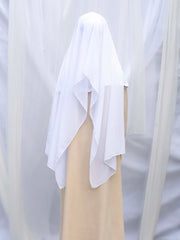 FeatherLite™ Kids EasyWear: Snow Veil Umrah Instant Hijab