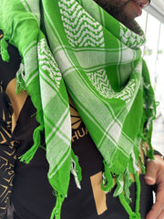 Green and White Keffiyeh