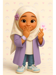 Candy Cloud Modal Instant Kawaii Hijab