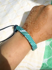 Adjustable Woven Keffiyeh Bracelet Armband