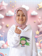 FlutterKwaii kids Hijab - BubbleGirl
