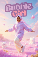 LunaLilac Hoodie Dress – Chibi Girl Collection