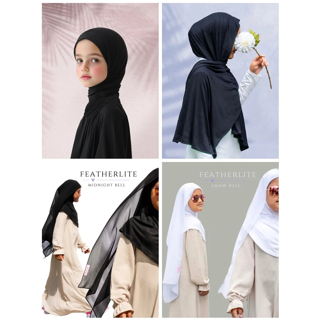 Back-to-School Hijab Bundle – The Everything Set (4-in-1 + Free Undercap)