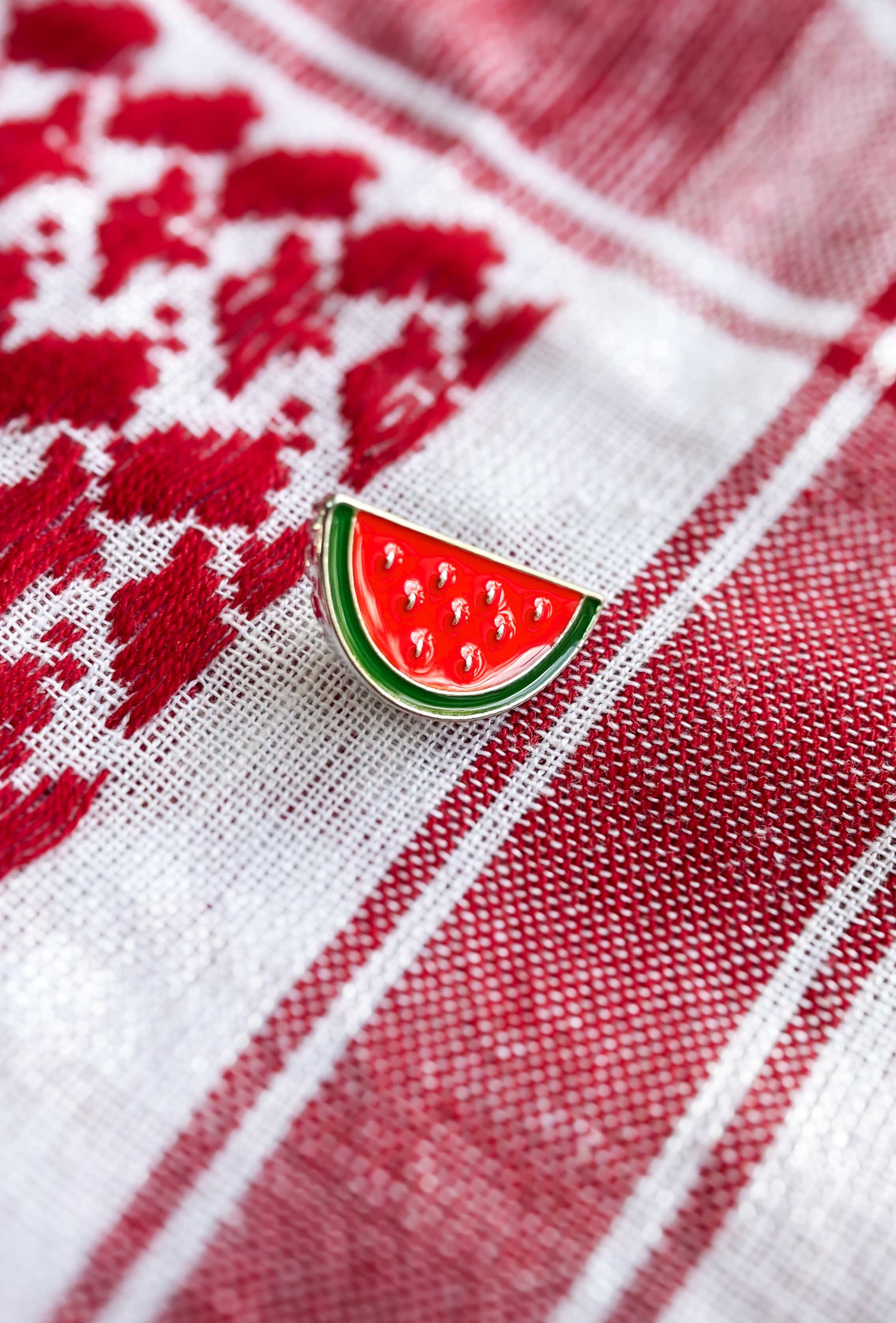 Palestine Watermelon Enamel Pin Broach Badge – Symbol of Solidarity ...