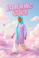 LunaLilac Hoodie Dress – Chibi Girl Collection
